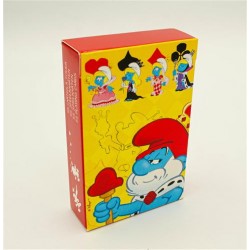 De Smurfen - Speelkaarten set 55 stuks (gekleurd/rood)